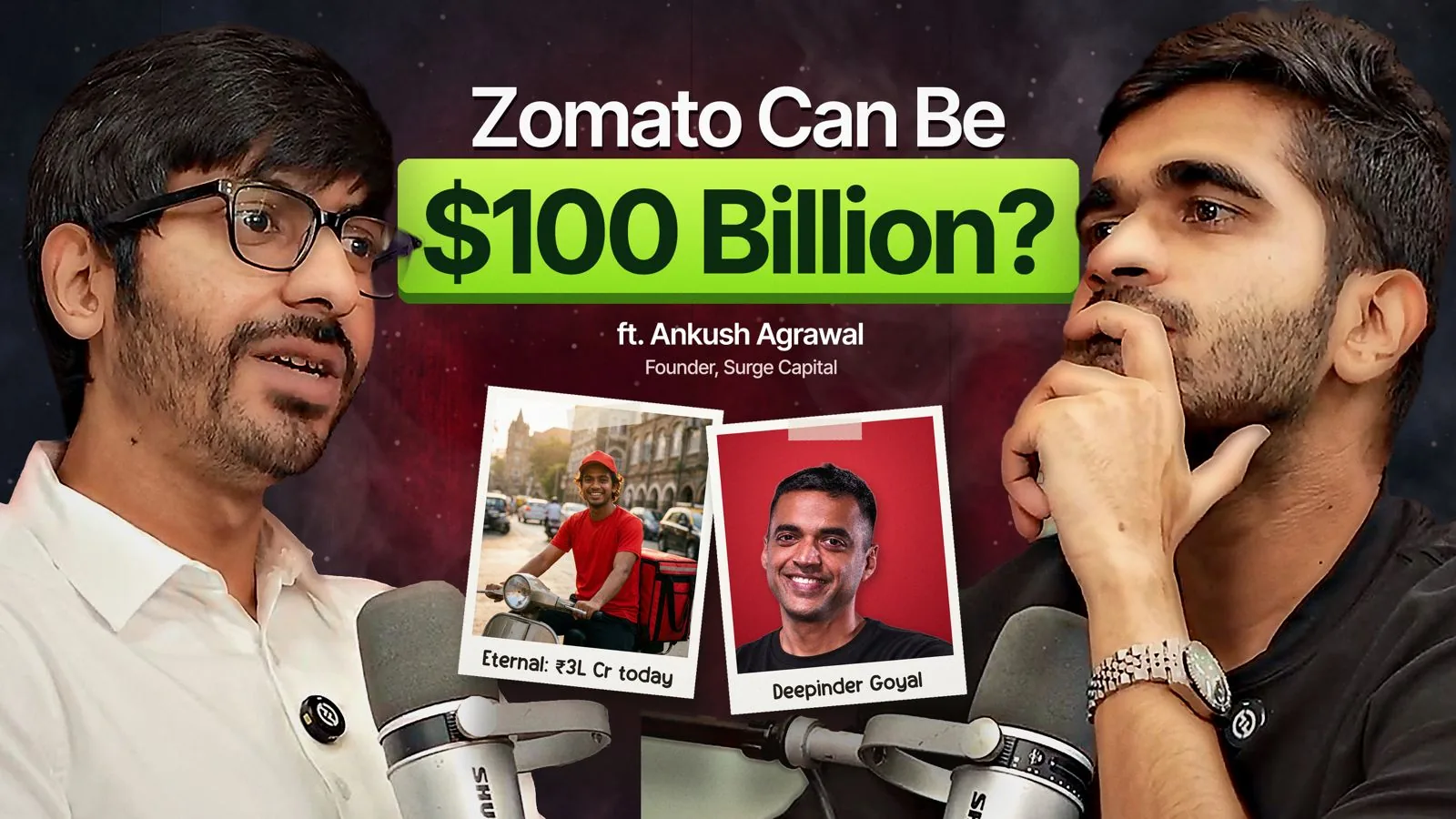 YouTube thumbnail: Zomato can be $100 billion?